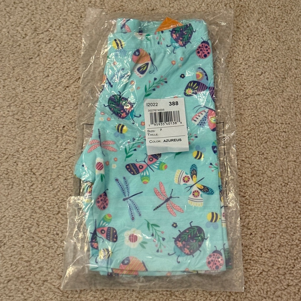 NWT Gymboree spring print bike shorts, Size 7